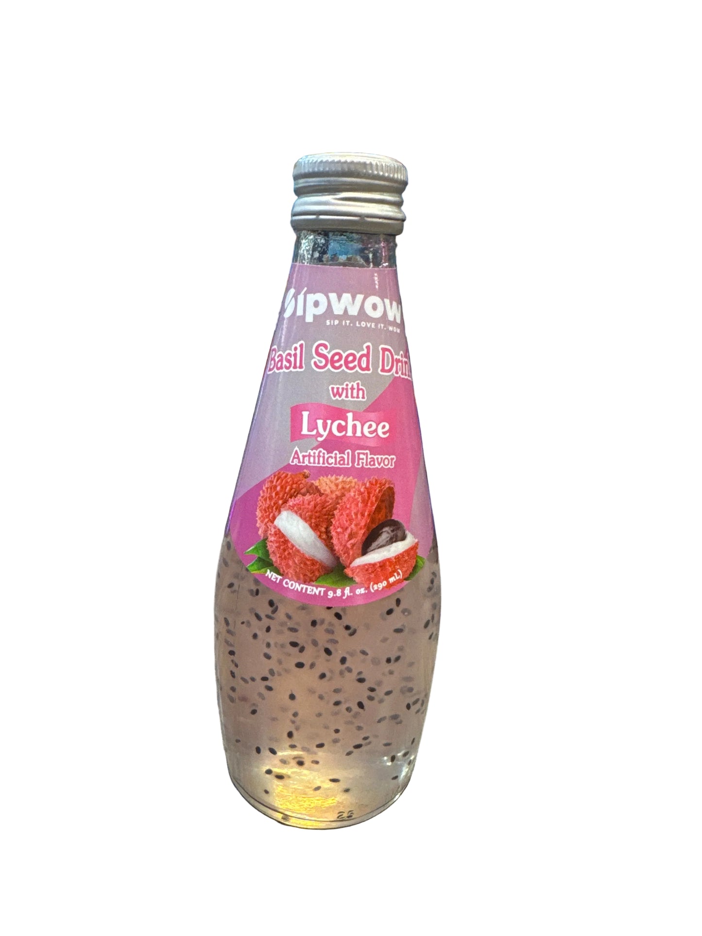 BASIL SEED DRINK WITH LYCHEE