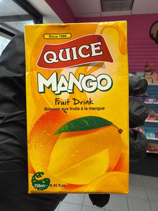 QUICE MANGO SINCE 1980 FRUIT DRINK PRODUCT OF PAKISTAN 🇵🇰