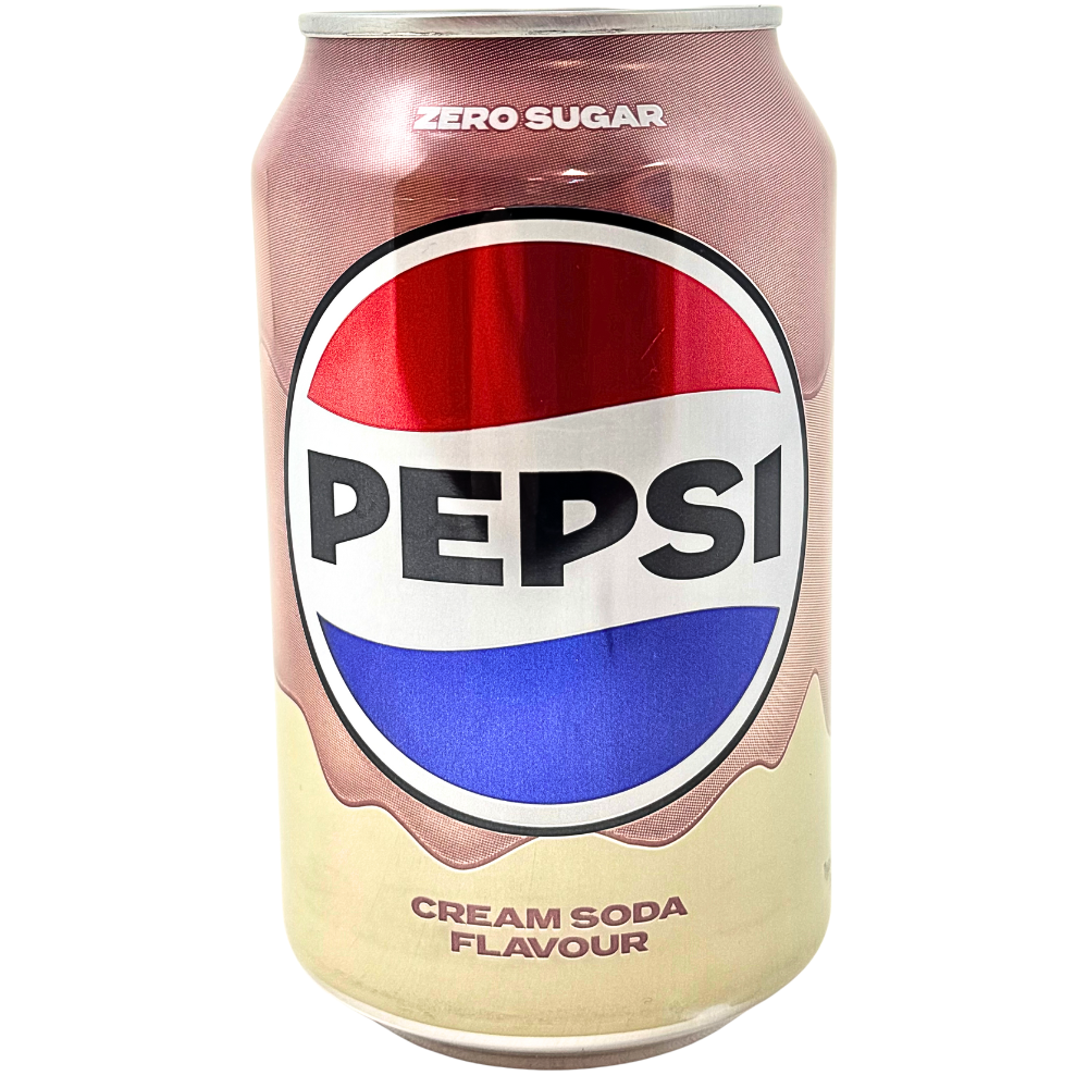 Pepsi Cream Zero Sugar (330mL) (UK)