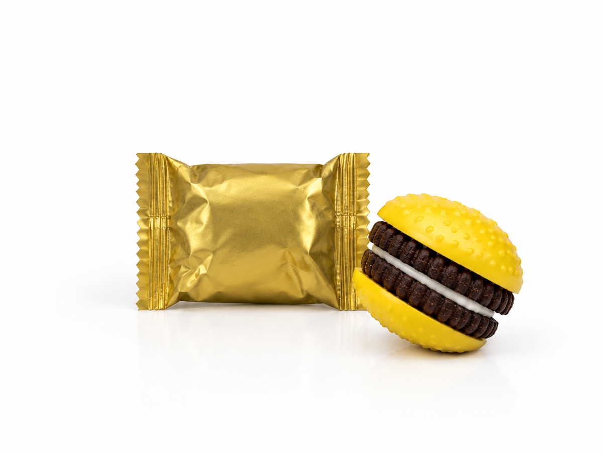 Chocolate Burger–Oreo Cake Bites with Cream Filling (2piece)