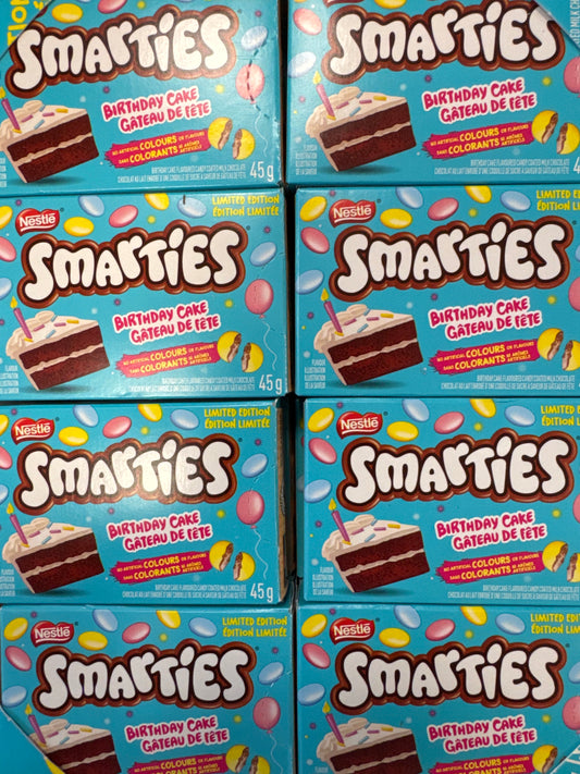 Smarties Birthday Cake