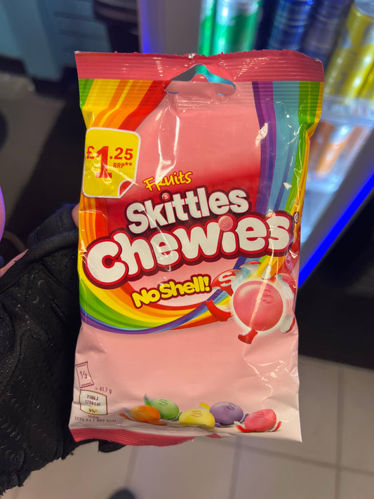 SKITTLES CHEWIES NO SHELL (UK)