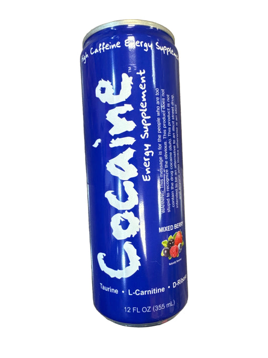 Cocaine Energy Drink- Mixed Berry sugarfree