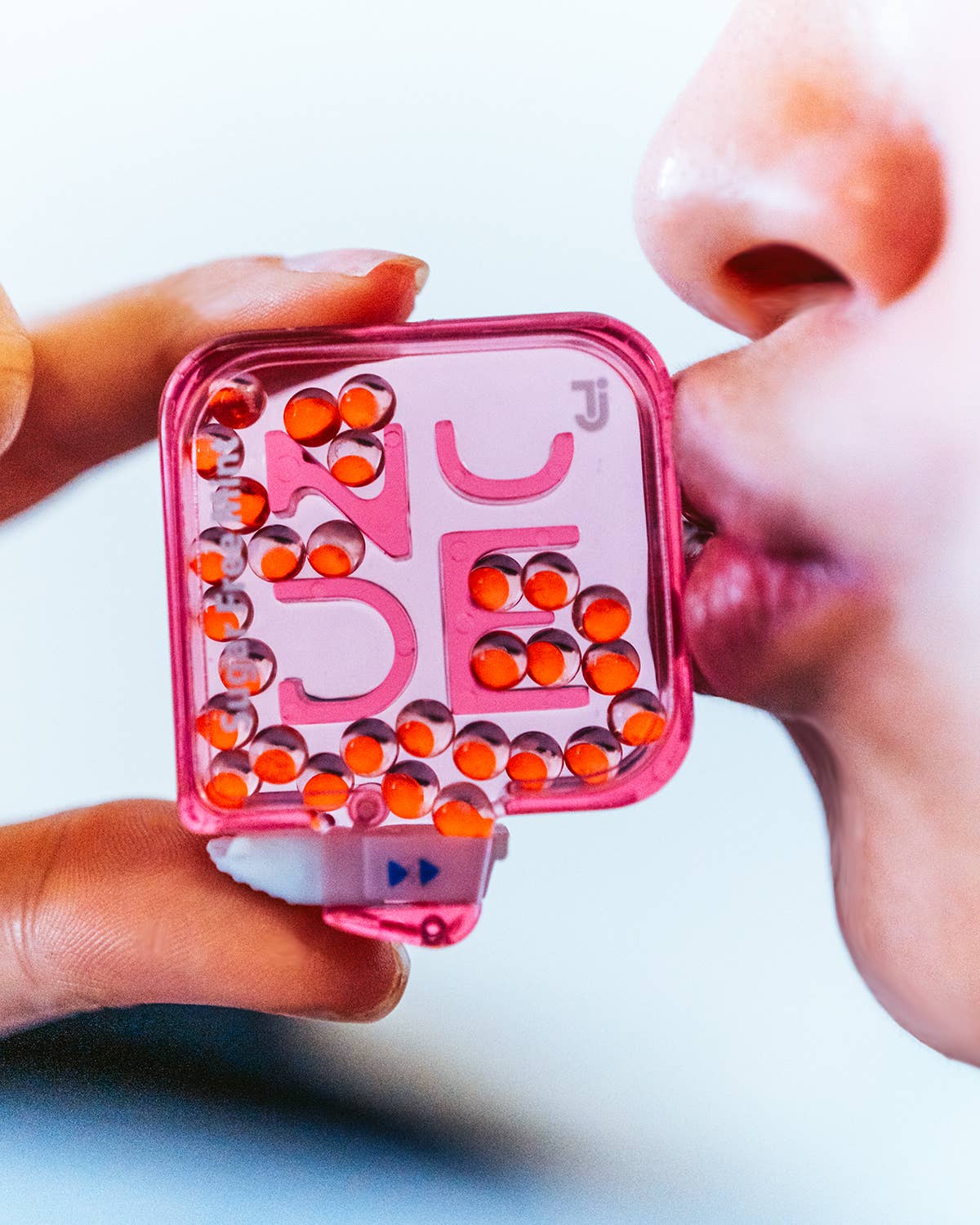 NUDE, Breath + Gut Mints for Gut Health - Raspberry Flavor