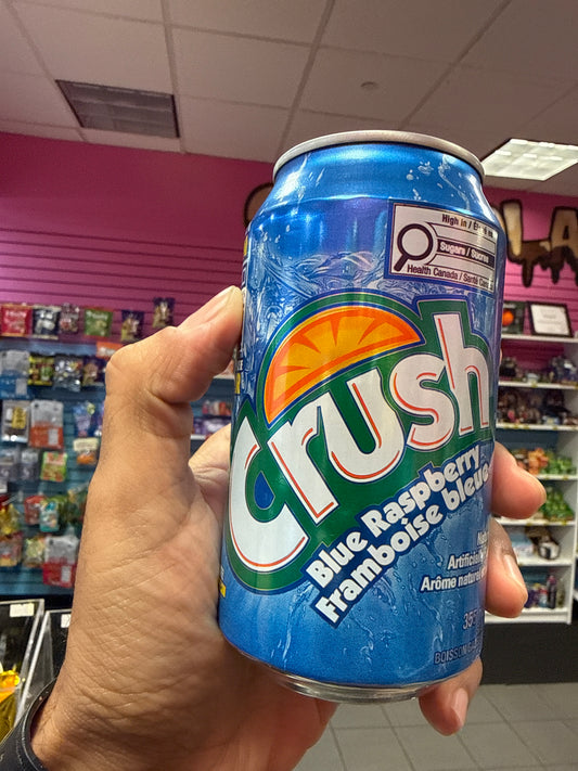 CRUSH BLUE RASPBERRY FRAMBOISE BLEUE PRODUCT OF CANADA 🇨🇦