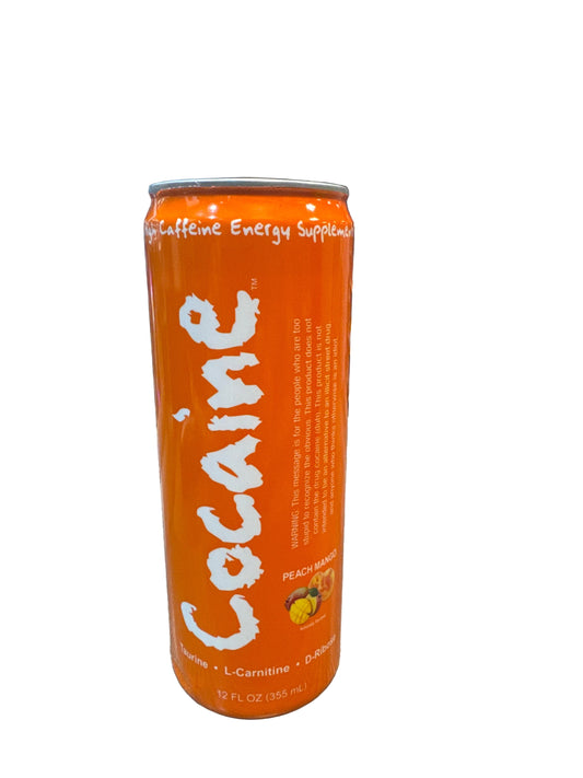 Cocaine Energy Drink- Peach Mango sugarfree