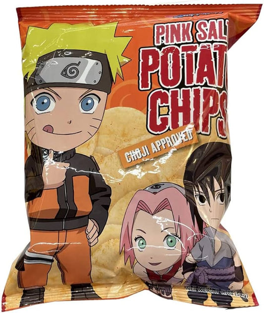 NARUTO SHIPPUDEN PINK SALT POTATO CHIPS (CHINA)