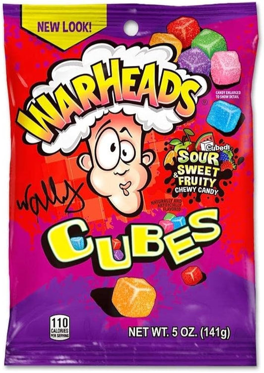 WARHEADS CHEWY CUBES SOUR (USA)