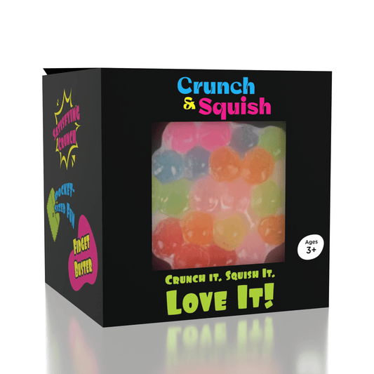 Crunch & Squish Candy Series Crunchy Squishy Stress Ball Fidget Toy (1pc) Color Ships Assorted
