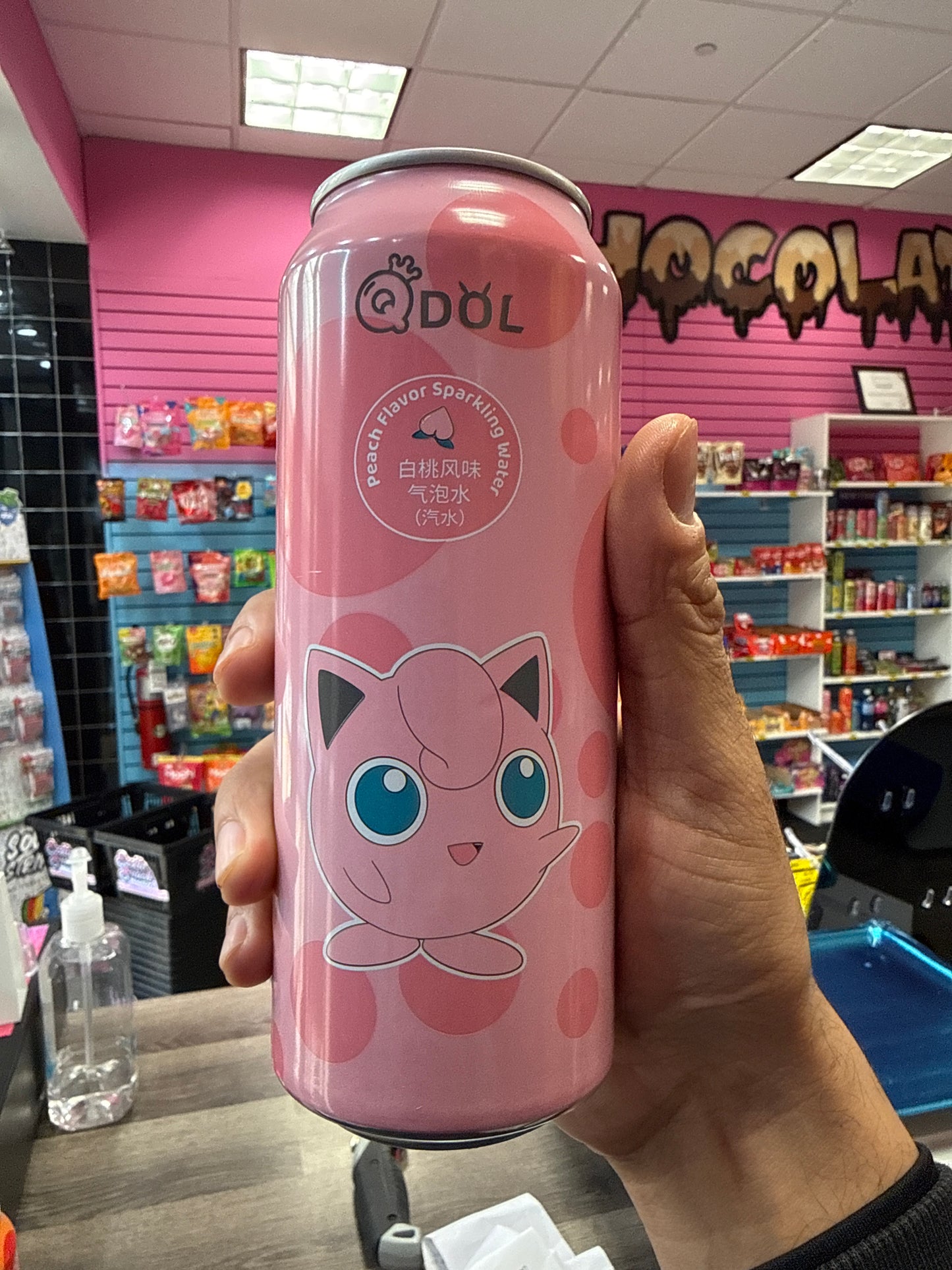 Pokemon QDOL Peach Flavor Sparkling Water