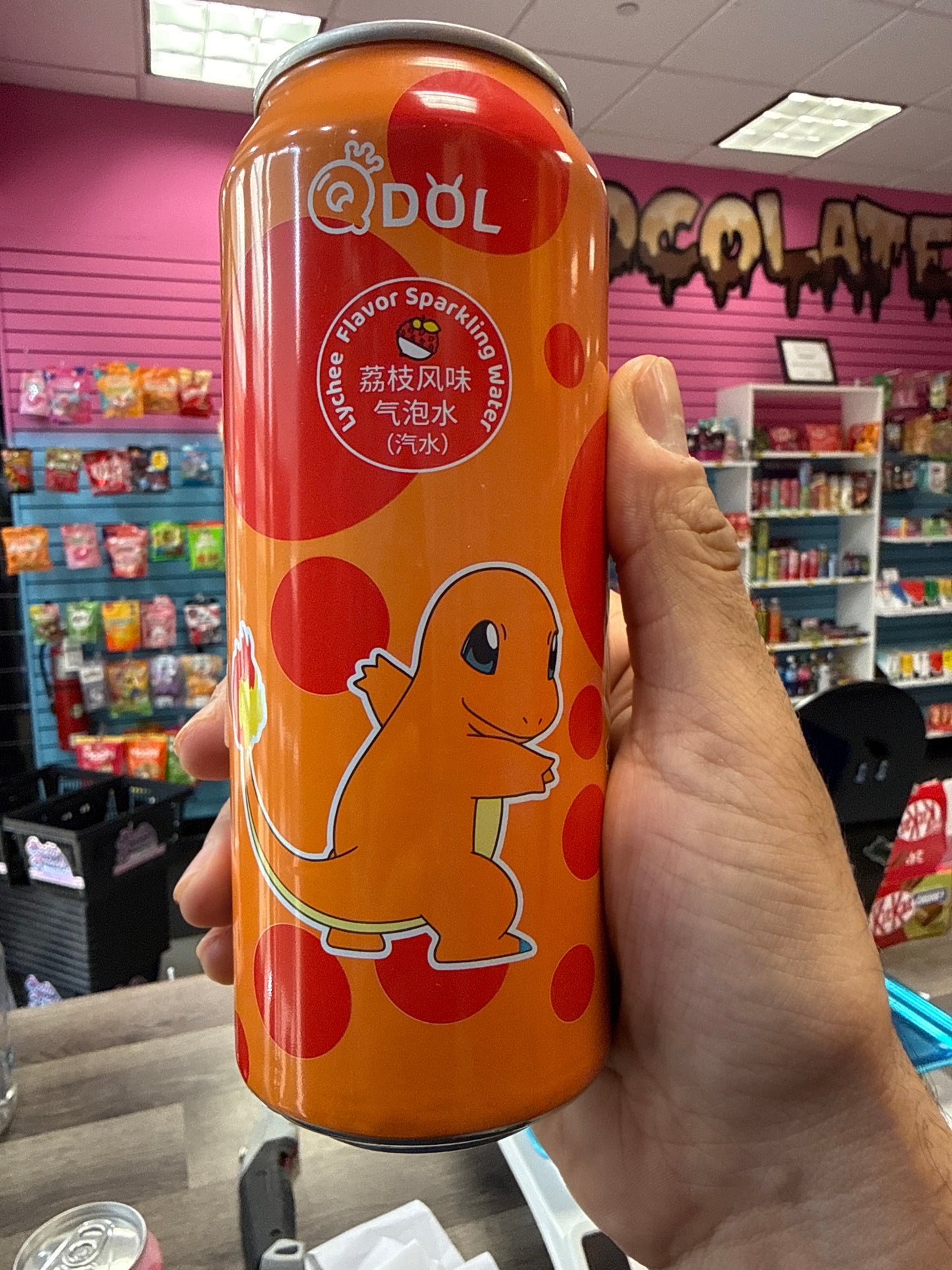 Pokemon QDOL Lychee Flavor Sparkling Water