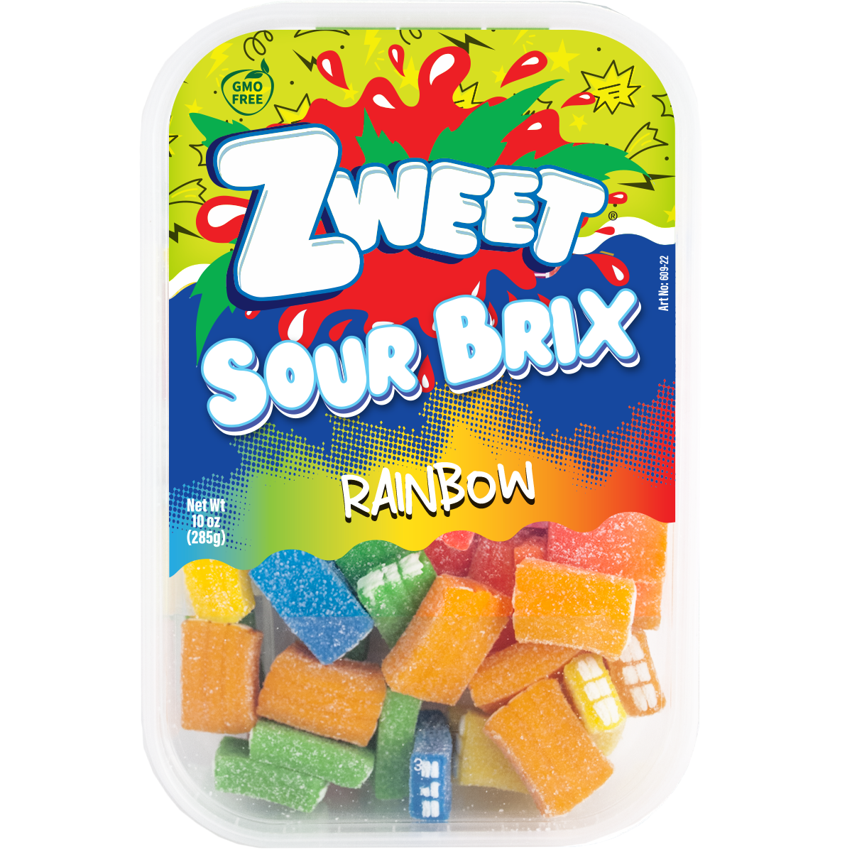 Sour Rainbow Brix | Zweet | 10 oz
