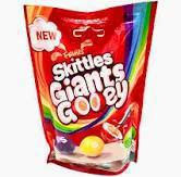 SKITTLES FRUITS GAINTS GOOEY 125g (UK)