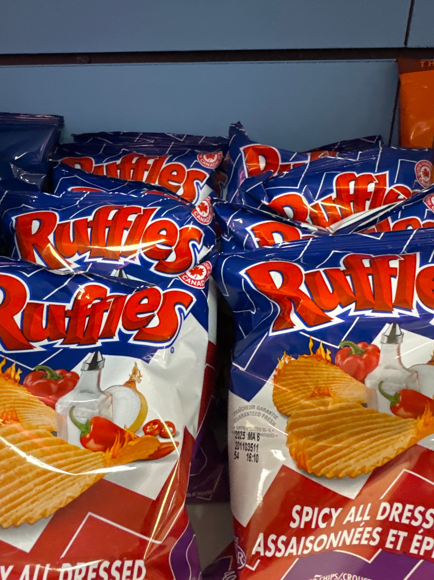 Ruffles spicy all dressed