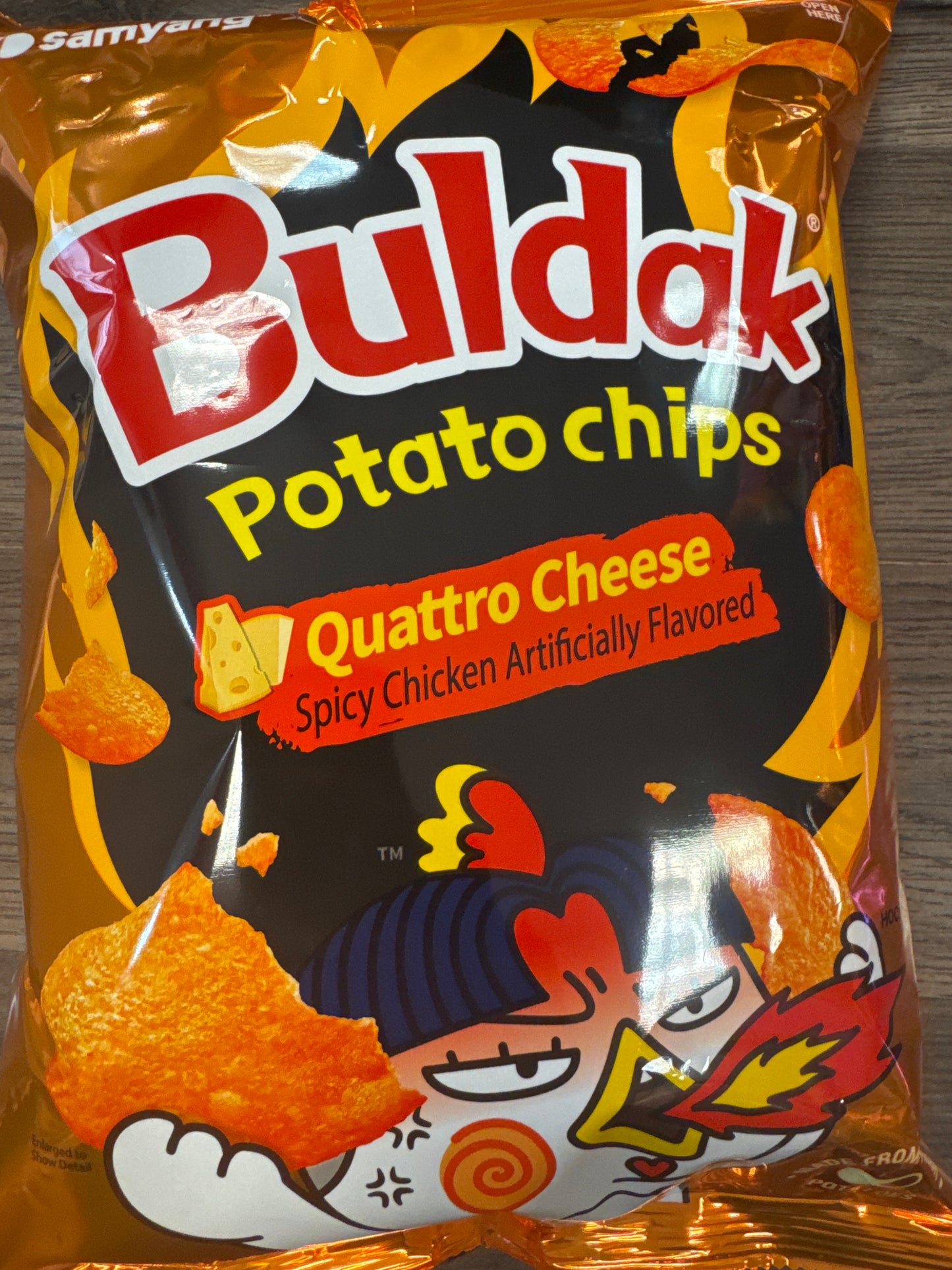 Buldak Quattro Potato Chips
