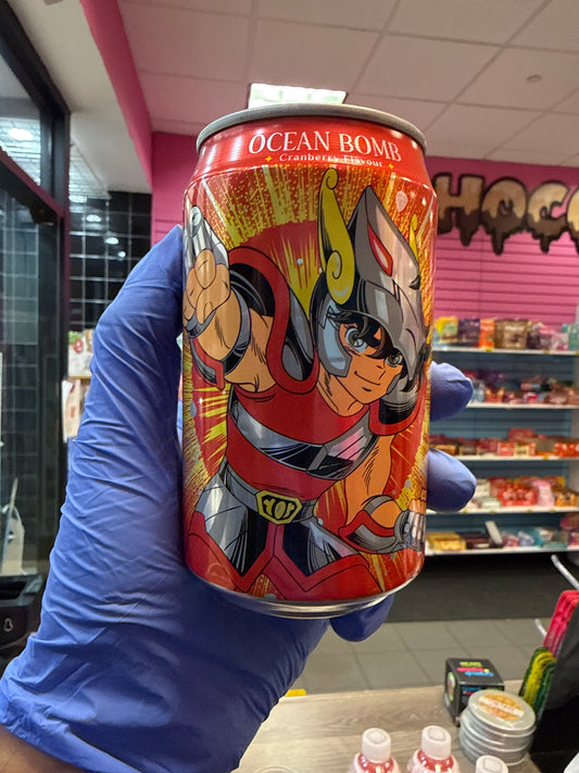 Ocean Bomb Sparkling Water Cranberry Flavor