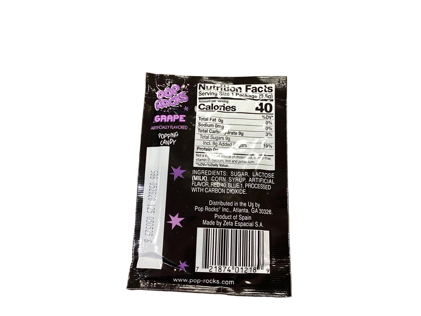 POP ROCKS  GRAPE - Popping Candy  (USA)