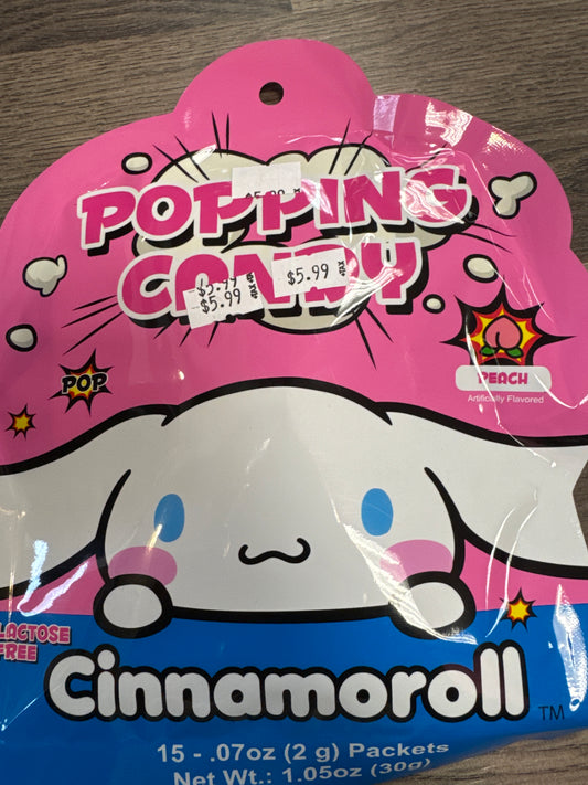Popping candy peach