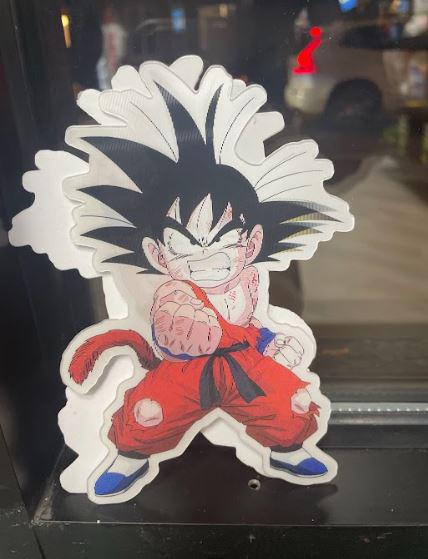 3D STICKER GOKU
