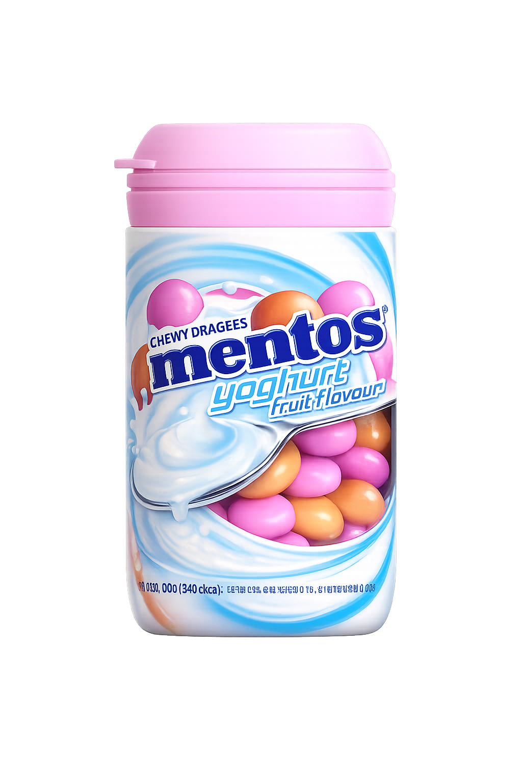 Mentos Chewy Dragees - Yoghurt Fruit Flavor (120g) (Vietnam) 6ct