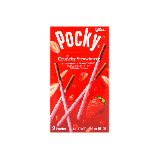 POCKY CRUNCHY STRAWBERRY CREAM STICKS (JAPAN)