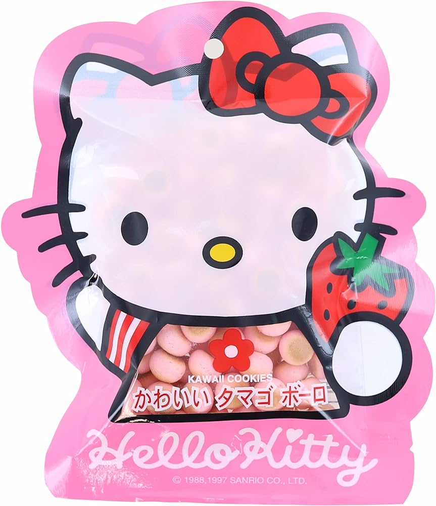 SANRIO HELLO KITTY KAWAII COOKIES STRAWBERRY (JAPAN)