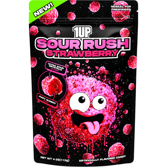 1UP Sour Rush Strawberry
