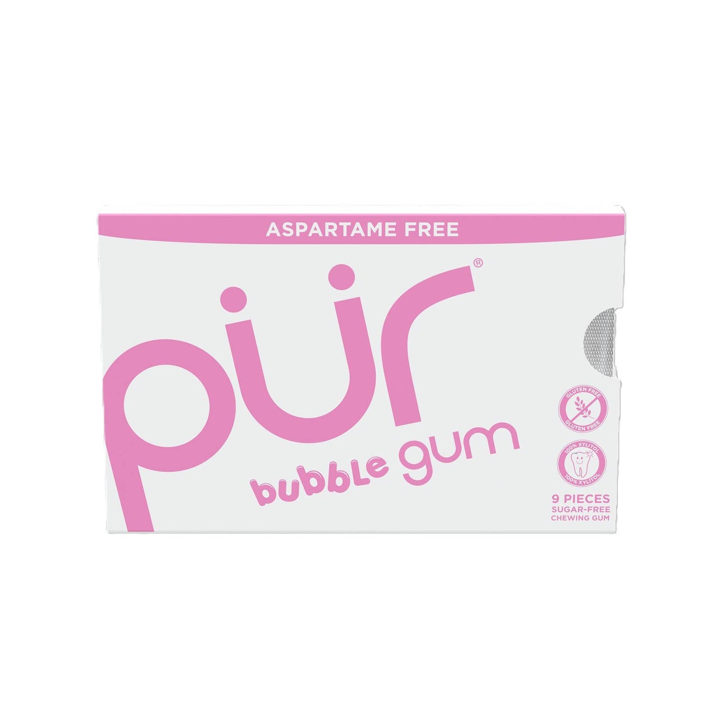 PUR Gum, Bubblegum 9pc Blister.