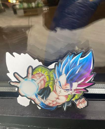 3D STICKER GOKU SUPER SAIYAN