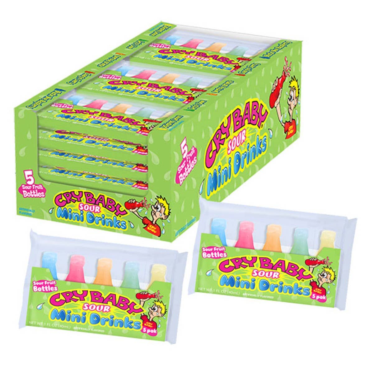 Cry Baby Sour Mini Drinks 1.39oz -