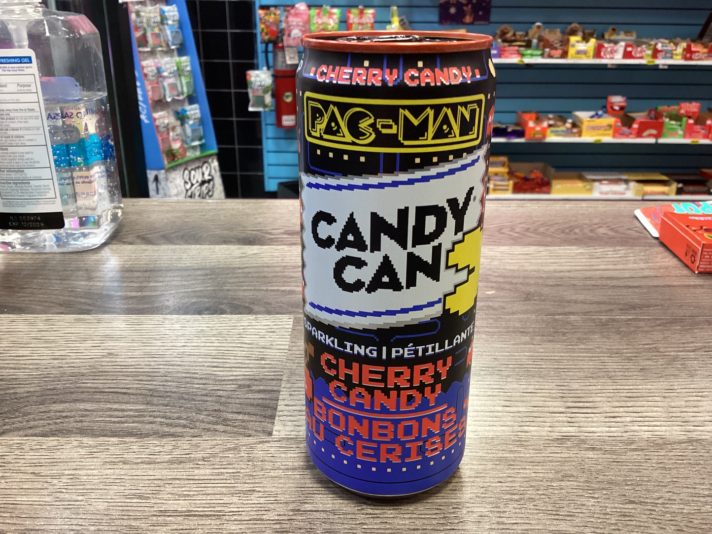 PAC-MAN CANDY CAN SPARKLING CHERRY CANDY