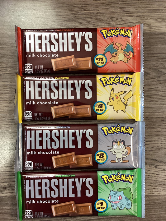 Pokemon Hershey’s Milk Chocolate Bars 43g
