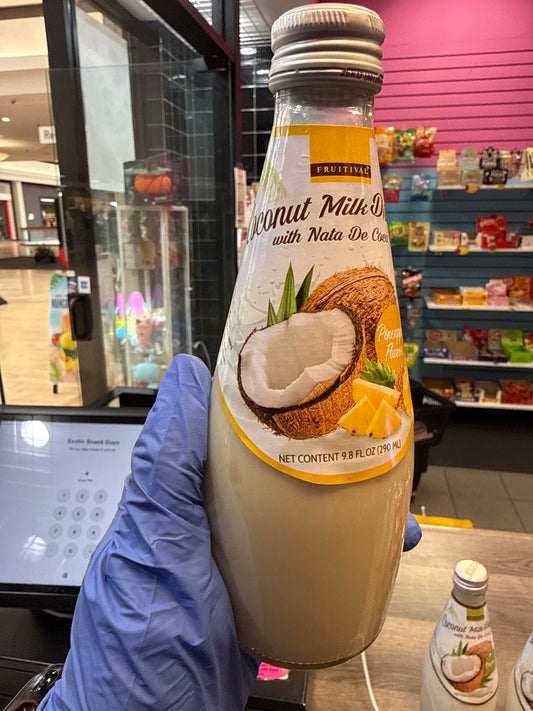 Coconut Milk drink pineapple flavor with nata de coco