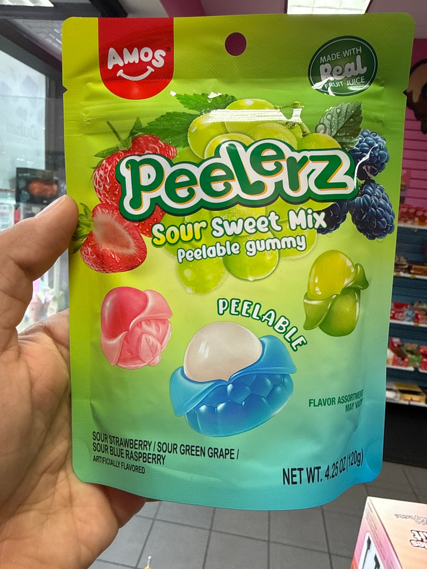 PEELERZ SOUR SWEET MIX PEELABLE GUMMY
