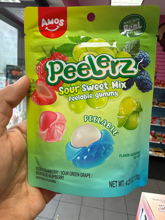 PEELERZ SOUR SWEET MIX PEELABLE GUMMY