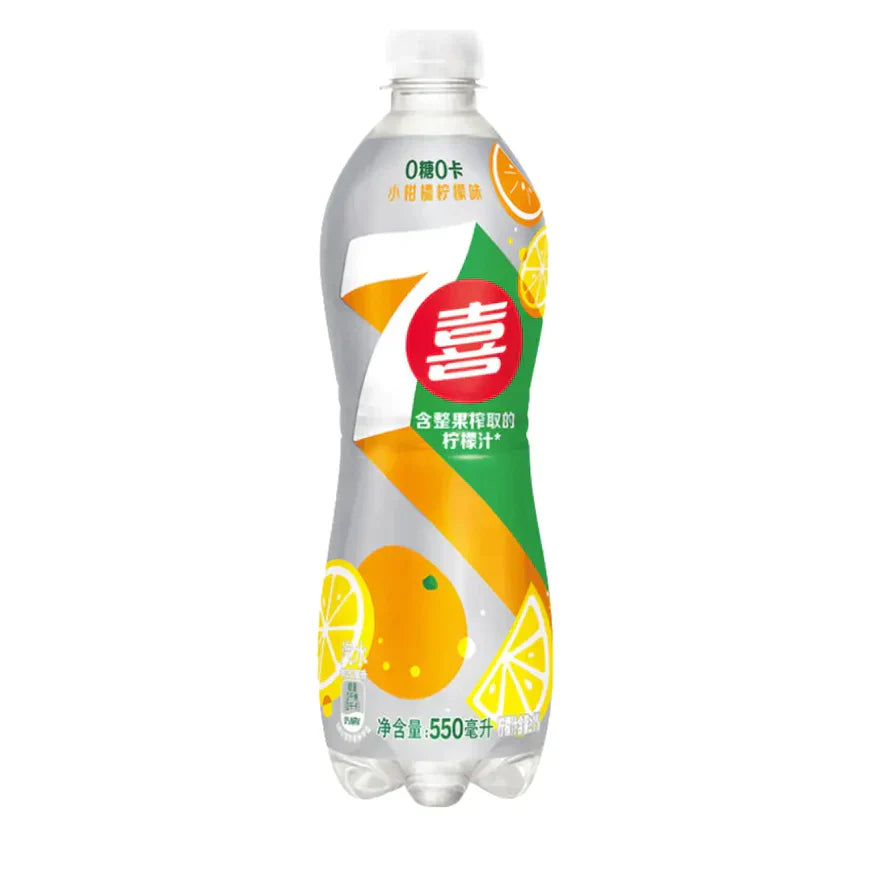 7 UP CITRUS ORANGE LEMONADE SODA (CHINA)