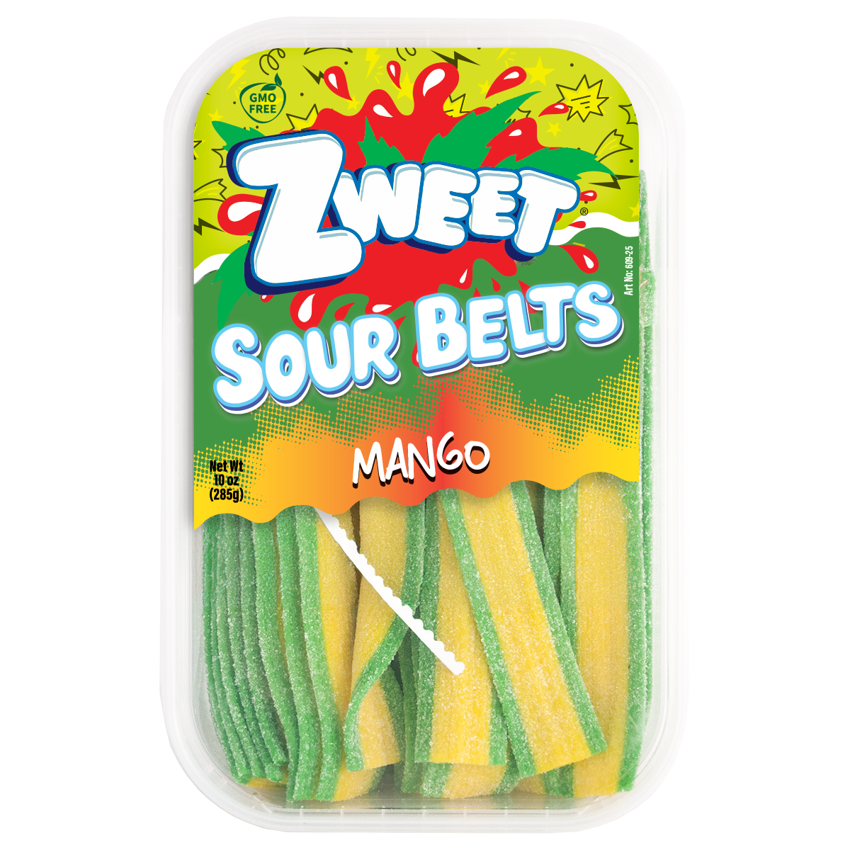Sour Mango Belts | Zweet | 10 oz