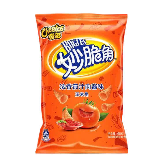 CHEETOS BUGLES TOMATO SAUCE (CHINA)