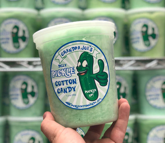 Grandpa Joe's Dilly Pickle Cotton Candy, 1.2oz