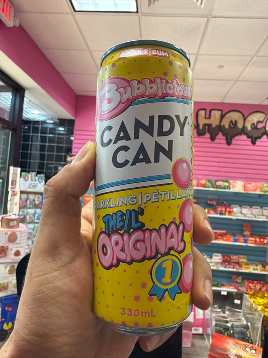 Candy Can, bubble licious, bubblegum the original
