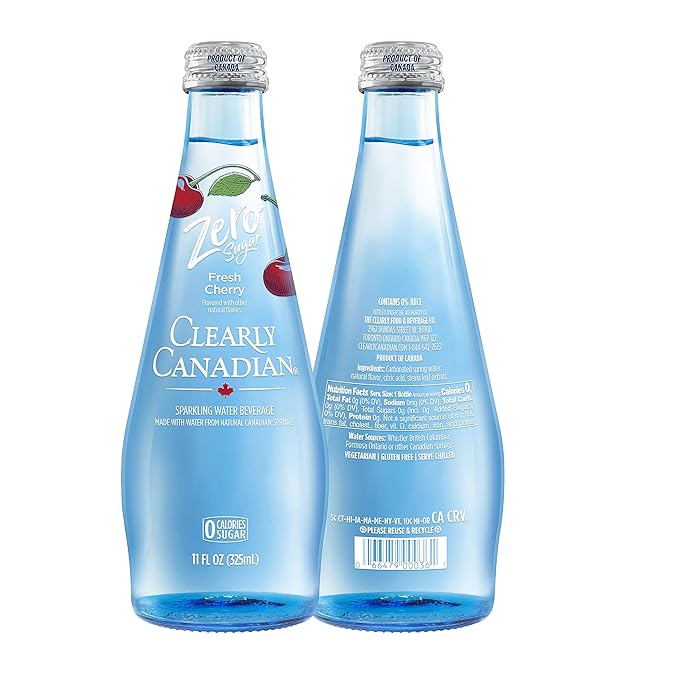 CLEARLY CANADIAN ZERO SUGAR FRESH CHERRY (CANADA)