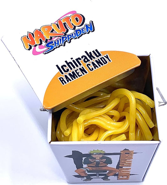 NARUTO SHIPPUDEN ICHIRAKU RAMEN FRUIT PUNCH FLAVOR CANDY TIN (JAPAN)