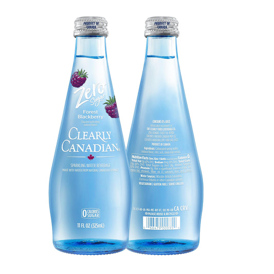 CLEARLY CANADIAN ZERO SUGAR FOREST BLACKBERRY (CANADA)