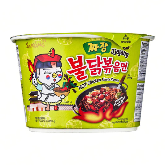 BULDAK JJAJANG SPICY CHICKEN FLAVOR STIR-FRIED RAMEN BOWL (KOREA)