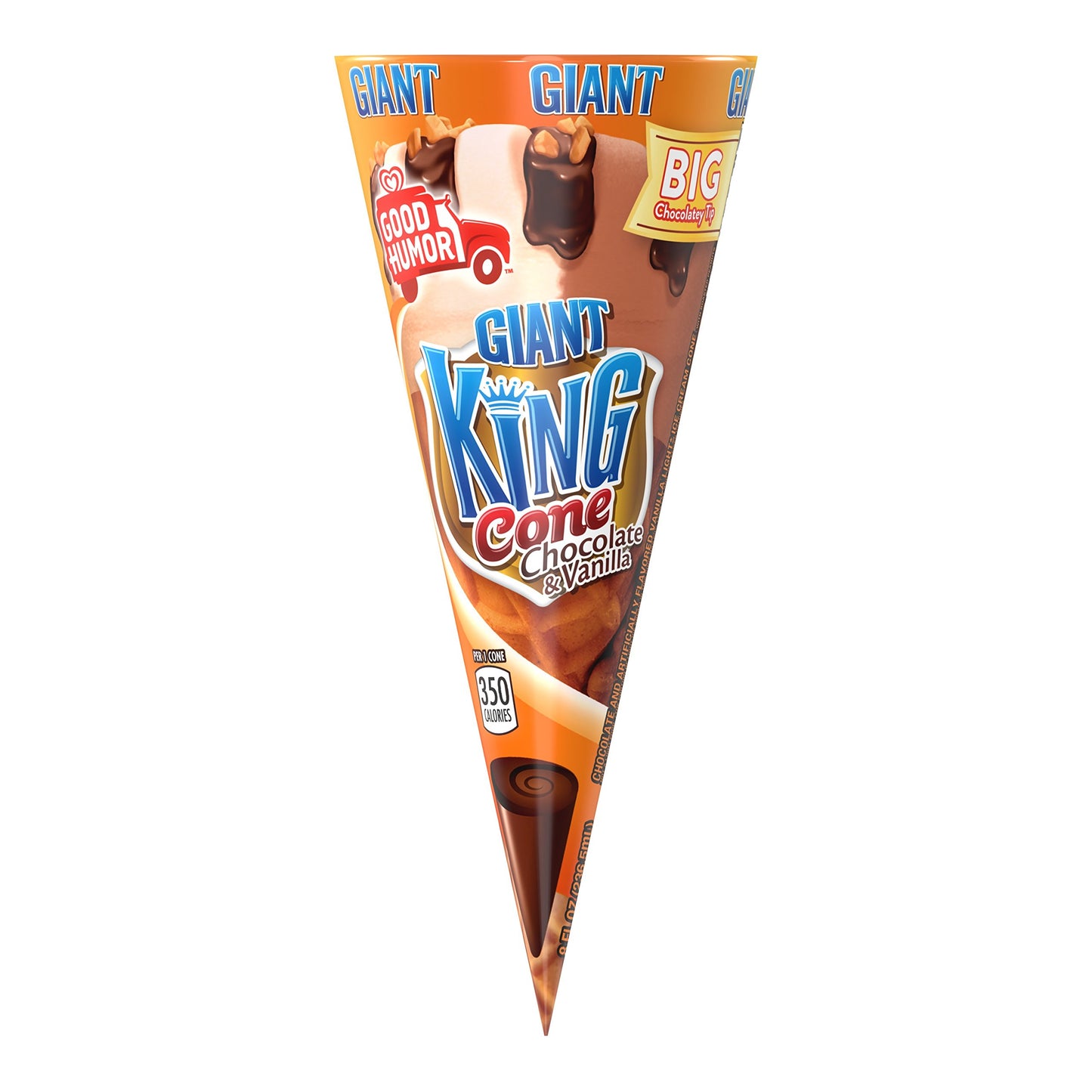 GIANT KING CONE CHOCOLATE AND VANILLA (USA)