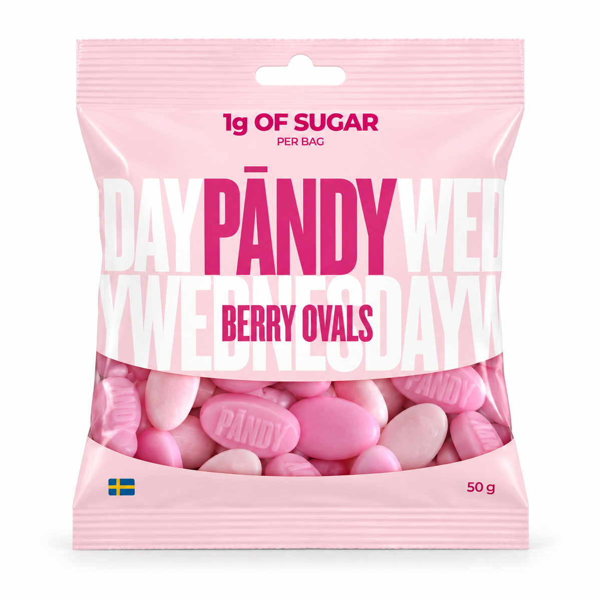 Pändy Berry Ovals – Low-Sugar Swedish Candy, 50(gr)