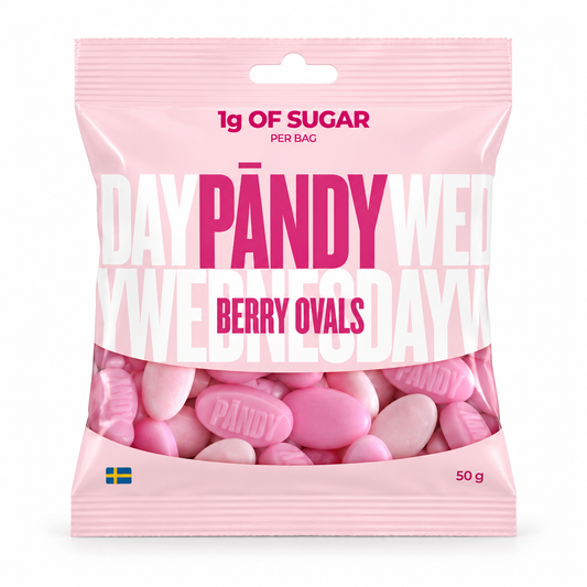 Pändy Berry Ovals – Low-Sugar Swedish Candy, 50(gr)
