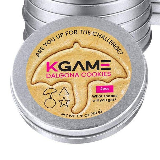 KGAME Dalgona Cookie Tin (2 Cookies)  Viral Season 1 in PDQ