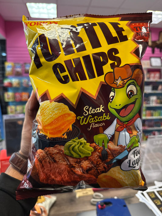 Turtle Chips Steak  Wasabi
