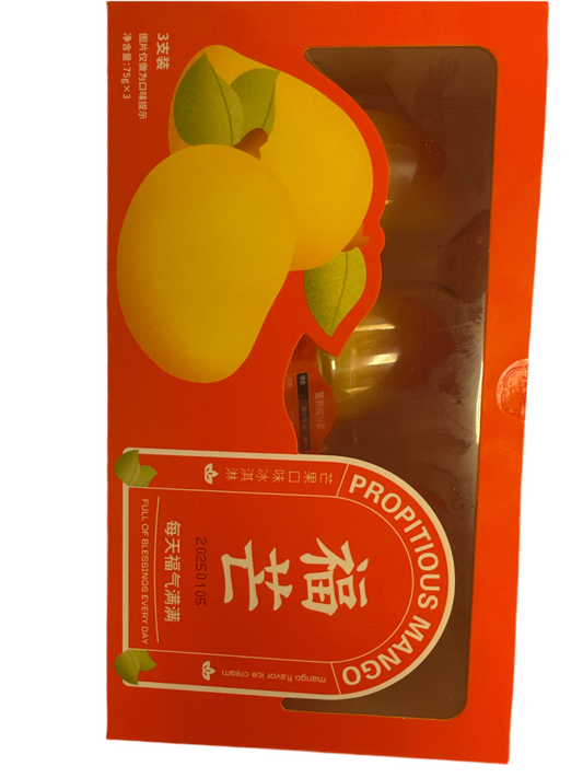 Mango Ice Cream Propitious pack of 3 (In store only, Not Online)